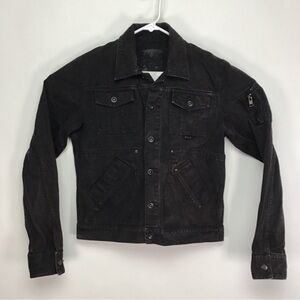 Kill City women’s long sleeve button up denim jacket large